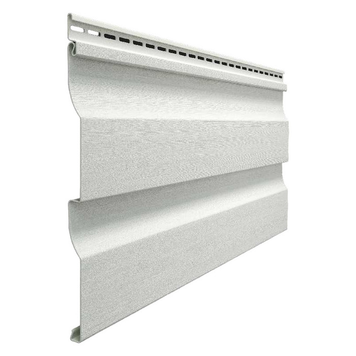 Виниловый сайдинг Docke Корабельный брус D4.5D PREMIUM Пломбир 3600×232